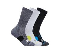 HOKA ONE ONE Crew Run Sock 3-pack - Unisex - Nero - Taglia 34-38- modello 2025