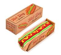Calzini Hot Dog Uomo Donna Papà Divertenti-Calze Idee Regalo Ragazzi Originali Fantasia Colorati Arte Simpatici Particolri Strani Cibo Natalizie Calze-Regali Valentino Natale Compleanno per Lui Lei