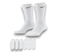 Calzini in cotone leggero Everyday Lightweight metà polpaccio per tutti i giorni comodi ed anatomici adatti con scarpe e abbigliamento NIKE original (IT, Numero, 42, 46, Regular, Regular, bianco)