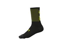 Calzini invernali ALE' 18 cm PRIMALOFT FENCE nero giallo fluo 2023