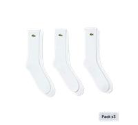 Calzini Lacoste Sportivo (X3) Bianco 39-42