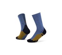 Calzini leggeri buff merino blu beige