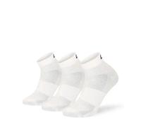 Lenz Performance Quarter Tech Calzini, Bianco, Taglia 43-46