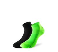 Lenz 3.0 Running Calzini, nero-verde, taglia 39 40 41