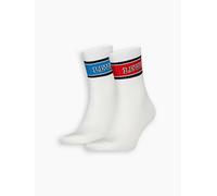 Calzini Levi's® corte con logo Sportivo Confezione da 2 Bianco / White Combo levi > accessories > men