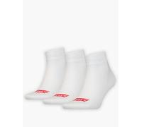 Levi's Quarter, Calzini Unisex - Adulto, Sostenibile Bianco, 35-38