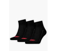 Calzini Levi's® medi in cotone riciclato con logo Batwing Confezione da 3 Nero / Black levi > accessories > men > underwear > socks