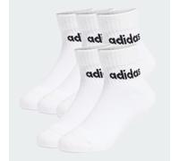 adidas Mixte enfant LINEAR KIDS ANKLE SOCKS 5pP, white/white/white/white, 2.5-4