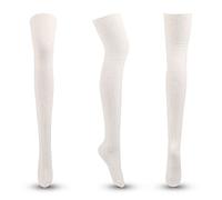 Calzini lunghi 2 paio di calze ad alto colore solido a colori Plus size cotone gambe ginocchio ginocchio calzini alti 75 cm (29,52 pollici) lunghezza .1.Calze di calzaCalze lunghe del ginocchioCalze l
