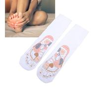 Calzini Lunghi a Tubo Trigger Point Stick Set Morbido Cotone Antiscivolo Uomo Donna Design Universale Abbigliamento Comodo