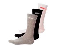 Wilson Crew Logo Socks 3 Units Grigio EU 38-42