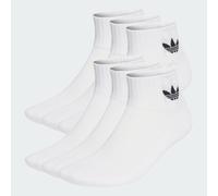Set di 6 paia di calzini corti unisex adidas IJ5627 Bianco 46-48