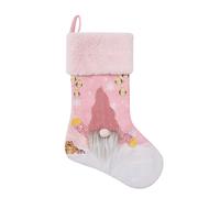Calzini Natalizi Porta Luminosi Grande Ornamento Rosa Calzini Calza Natale