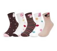 Calzini neri 33 5 paia di calzini per bambini ragazze ragazzi calzini classici calzini divertenti equipaggio calzini invernali estivi taglia 31 34 ragazzi, bianco, 3-5 Jahre