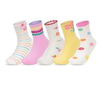 Calzini neri 33 5 paia di calzini per bambini ragazze ragazzi calzini classici calzini divertenti equipaggio calzini invernali estivi taglia 31 34 ragazzi, Colore: rosa., 6-8 Anni