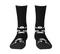 Calzini neri e bianchi con aquila, unisex, per adulti