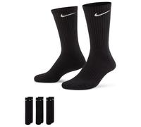 Nike Calzini sportivi Everyday Cushion Crew – Confezione da 3 – Nero – Taglia 46/50