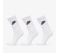 Nike - Sportswear Everyday Essential Crew Socks 3-Pack - Calze casual Unisex XL - EU: 46-50 grigio/bianco