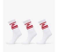 Calzini Nike Sportwear Everyday Essential Crew 3-Pack Socks White/ University Red M