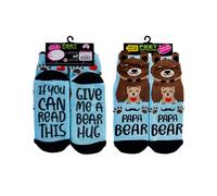 Calzini Papa Bear Foot Speak, morbidi e comodi, taglia unica, adatti alla maggio