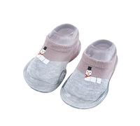Calzini per bambini - Scarpe educative a partire da 1 anno, pantofole per bambini 32, scarpe per bambini da 12 a 18 mesi, primi passi estivi, grigio., 20 EU