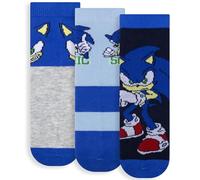 Calzini per bambino Sonic The Hedgehog set 3 paia in caldo cotone 6882
