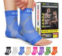 Calzini per fascite plantare con supporto per arco plantare, fascia a compressione per la cura del piede, allevia gonfiore e sperone calcaneare, supporto per caviglia, allevia il dolore velocemente,