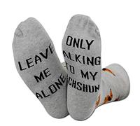 Calzini per gli amanti del cane bassotto Leave Me Alone Only Talking To My Dachshund Today, regalo per gli amanti dei cani bassotto americano M