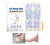 Calzini per massaggio ai piedi, calze di riflessologia con strumenti, Calzini della carta di riflessologia con strumento di massaggio, Massager di rilassamento per assistenza sanitaria, alleviare l'af