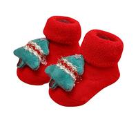 Calzini per neonati di Natale per bambini antiscivolo calzini spessi punti in gomma antiscivolo bambino bambino ragazze ragazzi calzini neonato calzini bambino bambino Cosyshoe leggero