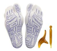 Calzini per Riflessologia,Calze da Massaggio ai Piedi di Agopressione,Calze Riflessologia Plantare per Plantare con Strumenti di Massaggio per Donne e Uomini(Maschio)