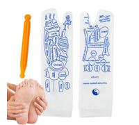 Calzini per riflessologia con strumento per massaggio,Calzini per massaggio | Set di strumenti per massaggio per sollievo dei piedi,Rimedio per sollievo dei piedi per massaggio ai piedi, calz