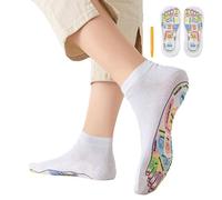 Calzini per riflessologia generici, Calzini per riflessologia,Calzini per riflessologia | Strumento di riflessologia per massaggio ai piedi, digitopressione, sollievo dallo stress, calzini per adulti,