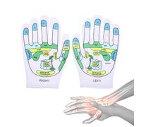 Calzini per riflessologia, guanti per riflessologia | Strumenti per la riflessologia plantare delle mani,Guanti da massaggio per principianti comodi e traspiranti per donne e uomini,