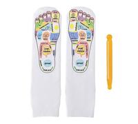 Calzini per riflessologia plantare, calze in cotone per agopressioni per riflessologia, agopressioni, strumento di riflessologia, calze in cotone per casa, centri benessere