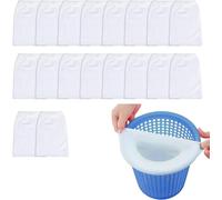 Calzini per skimmer per piscina, 20 pezzi, filtri in tessuto di nylon per laghetto, rete scremata di cloro, pre-filtro per acquario, piscina, fontana esterna, piscine fuori terra, set rapido