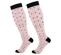 Calzini Plaid A Quadretti Di Fragole Classiche Elasticizzato Calze Antiodore Calzini Sportive Per Uomo Tennis Trekking