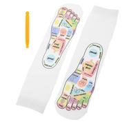 Calzini Riflessologia per Massaggio Piedi, Poliestere, Unisex | Set con Strumenti per Digitopressione, Istruzioni in Inglese, Traspiranti, per Donne e Uomini, Uso Relax