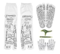Calzini Riflessologia Plantare, Reflexology Socks, Guanti Per Riflessologia, Calzini Massaggianti, Massaggiatore Per Piedi Con Strumento Di Massaggio, Strumenti Per Massaggi Antidolorifici