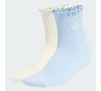 Adidas Originals Calzini Ruffle Quarter Crystal Sky / Off White Donna 43-45