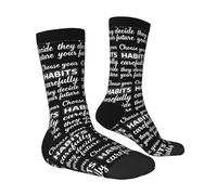 Calzini Scegli Attentamente Le Tue Abitudini. Sono Loro A Decidere Le Tue Adatte Socks Confortevoli Elasticizzato Calze Per Calcio Outdoor Tennis