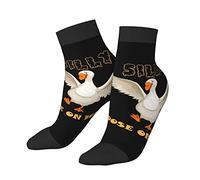 Calzini Silly Goose On Board Crew Tube novità Casual Sport Fancy Graphic Calzini da corsa atletici per uomo donna