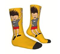 Calzini socks Bèavìs and Butthead gialli Rock, cartoon serie animato cult