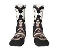 Calzini Sportive Tramonto E Alba Con Le Onde Dell'Oceano Confortevoli Elasticizzato Calze Antiodore Socks Per Basket Donna Trekking