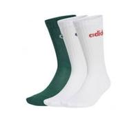 Calzini Sportivi Adidas C LIN CREW 3P JG3697 Verde 3 paia