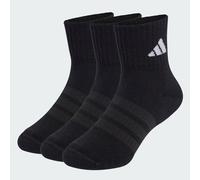 adidas Mixte enfant CUSHIONED SPORTSWEAR ANKLE SOCKS 3 PAIR PACK, black/black/white, 5-6 Years