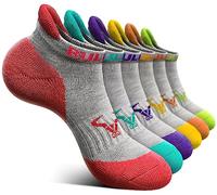 Calzini Sportivi Donna 6 paia,BULLIANT Calze Corsa Cuscino Completo con Linguetta sul Tallone