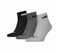 Calzini Sportivi Puma QUARTER PLAIN 3P 701225904 003 Grigio 3 paia