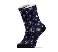 Calzini Sportivi Starry Night Stars Sun Moon Calze Uomo 40cm