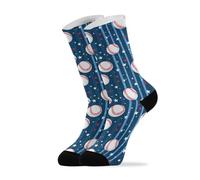 Calzini Stripe Beiged Baseball Stars Calze 40cm